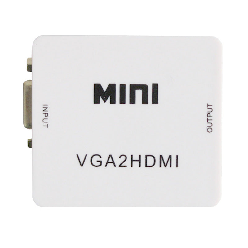 JSM VGA to HDMI 1080P Converter with 3.5mm Audio Jack Converter for Desktop PC / Laptop