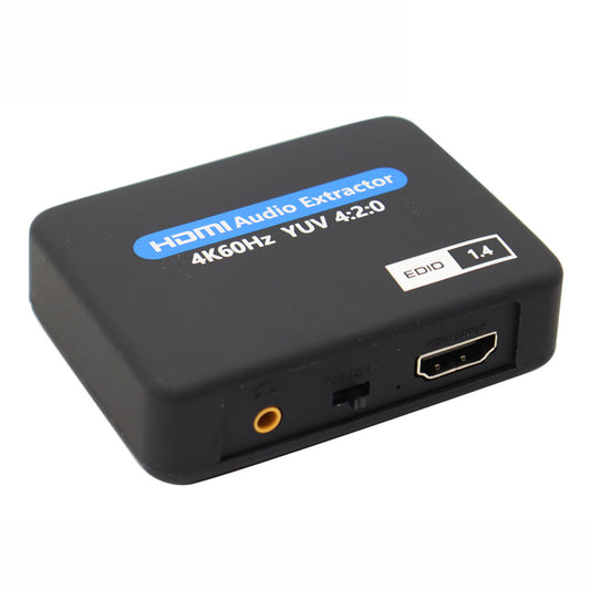 OZV8C HDMI Audio Extractor 4K 1080P HDMI Audio Converter Adapter to HDMI 1.4+5.1 SPDIF+3.5mm Audio Port+Power Interface