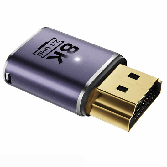 HD-011-A8K01 HDMI Male to HDMI 2.1 Female Adapter 8K High Resolution UHD Video HDMI Port Convertor for Laptop Computer
