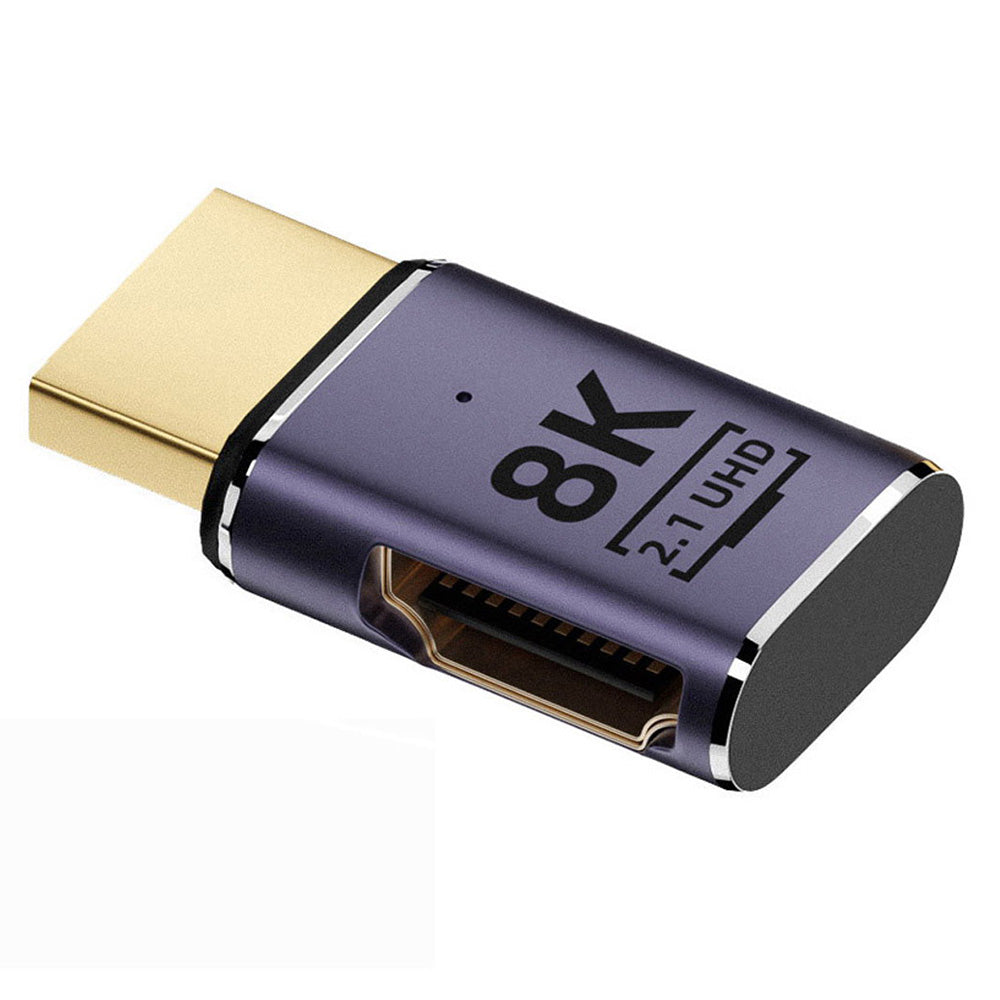 HD-011-A8K03 HDMI Male to HDMI 2.1 Female Converter for TV Projector Laptop PC, Supporting 8K UHD Video HDTV Extension Adapter