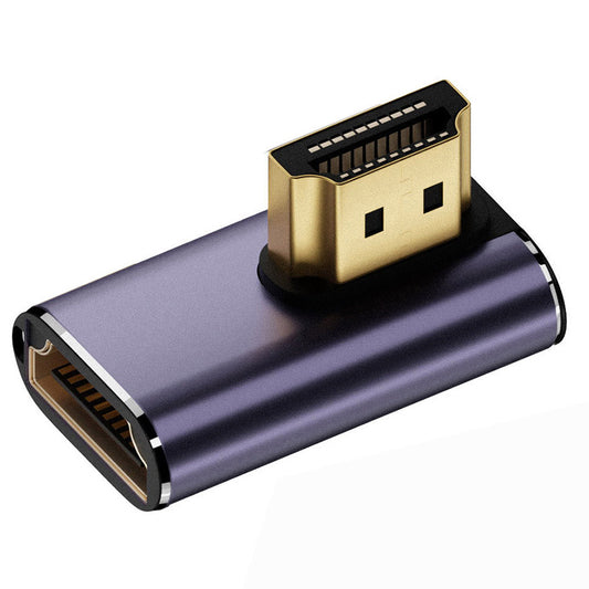 HD-011-A8K11 90-Degree Right Angled HDMI Male to HDMI 2.1 Female Adapter Coupler Laptop Computer HD Video Extender 8K UHD Video Converter