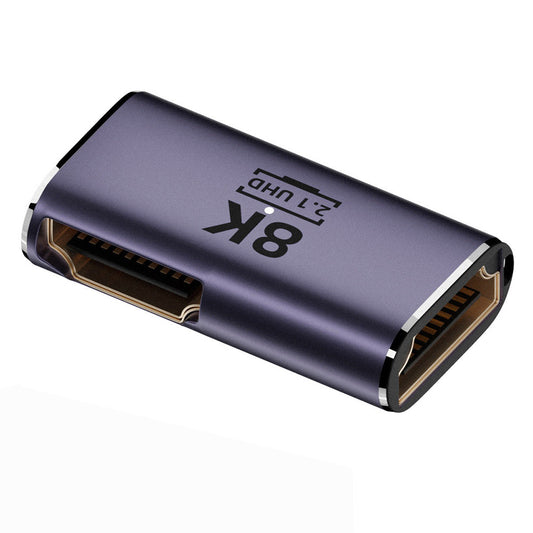 HD-011A8K13 HDMI Coupler HDMI Female to HDMI 2.1 Female Adapter UHD 8K 60Hz Video Output Converter for Laptop Computer Projector