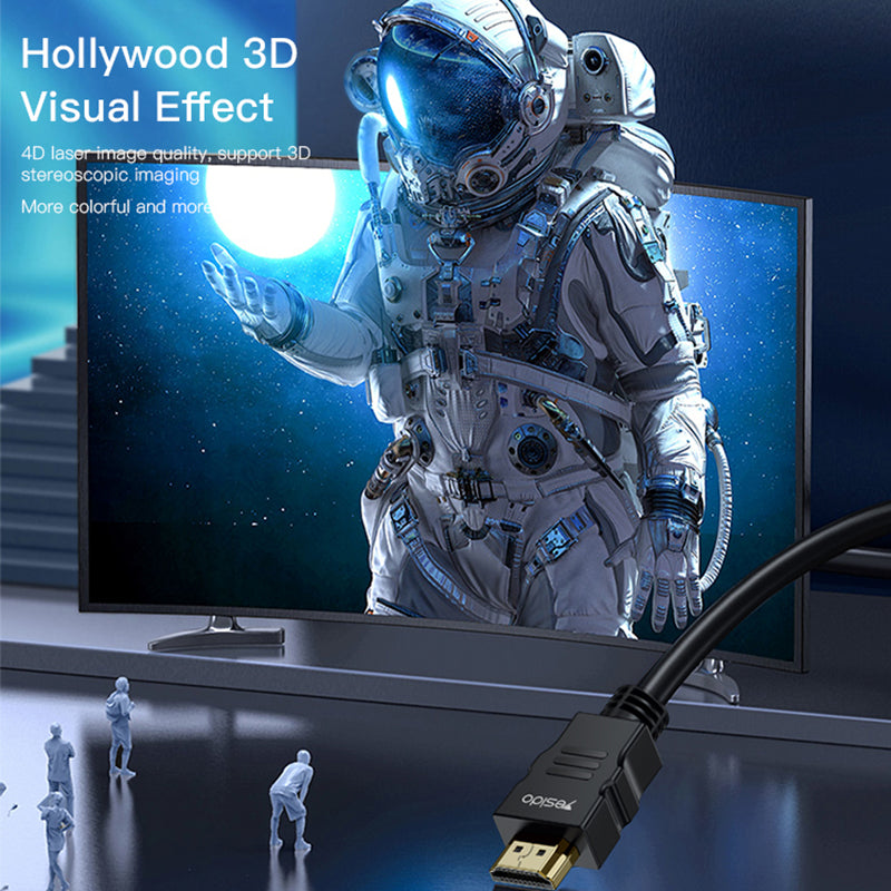 Uniqkart HM09 1.5m HDMI Male to HDMI Male Conversion Cable 4K HDMI Ultra HD Video Extension Cord