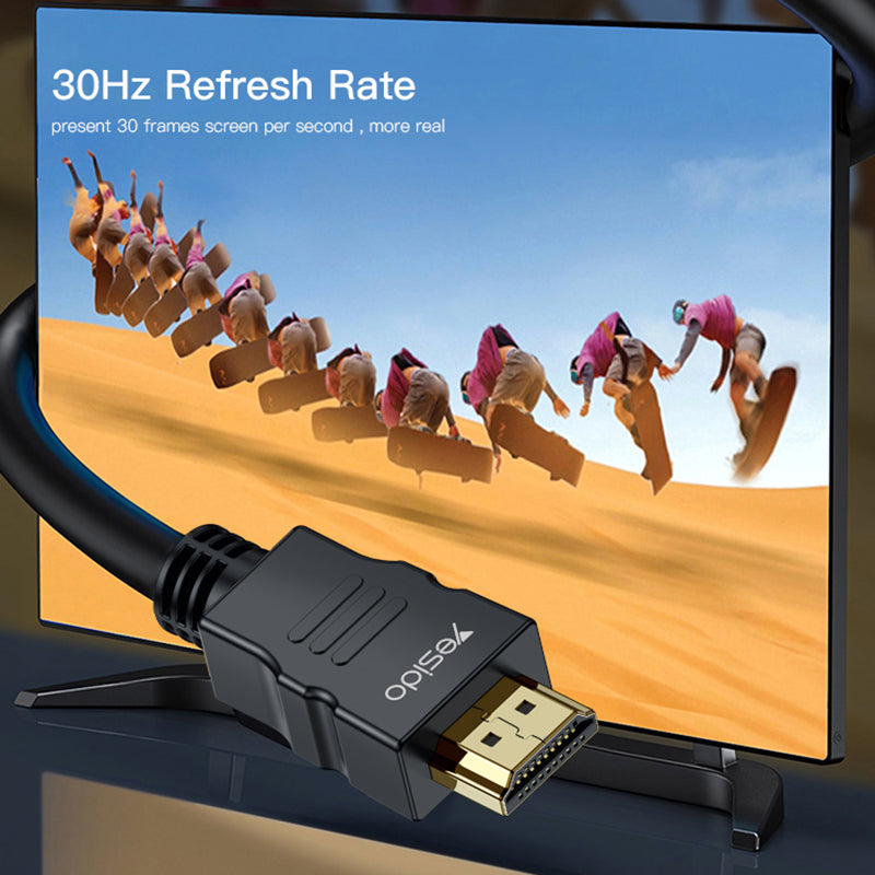 Uniqkart HM09 1.5m HDMI Male to HDMI Male Conversion Cable 4K HDMI Ultra HD Video Extension Cord