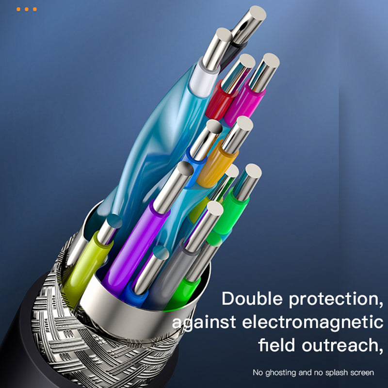 Uniqkart HM09 1.5m HDMI Male to HDMI Male Conversion Cable 4K HDMI Ultra HD Video Extension Cord