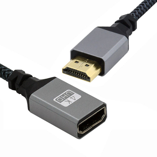 HD-061-BK 15cm HDMI Type-A Male to Female Extension Cable Converter Support HDTV 4K 60hz 3D