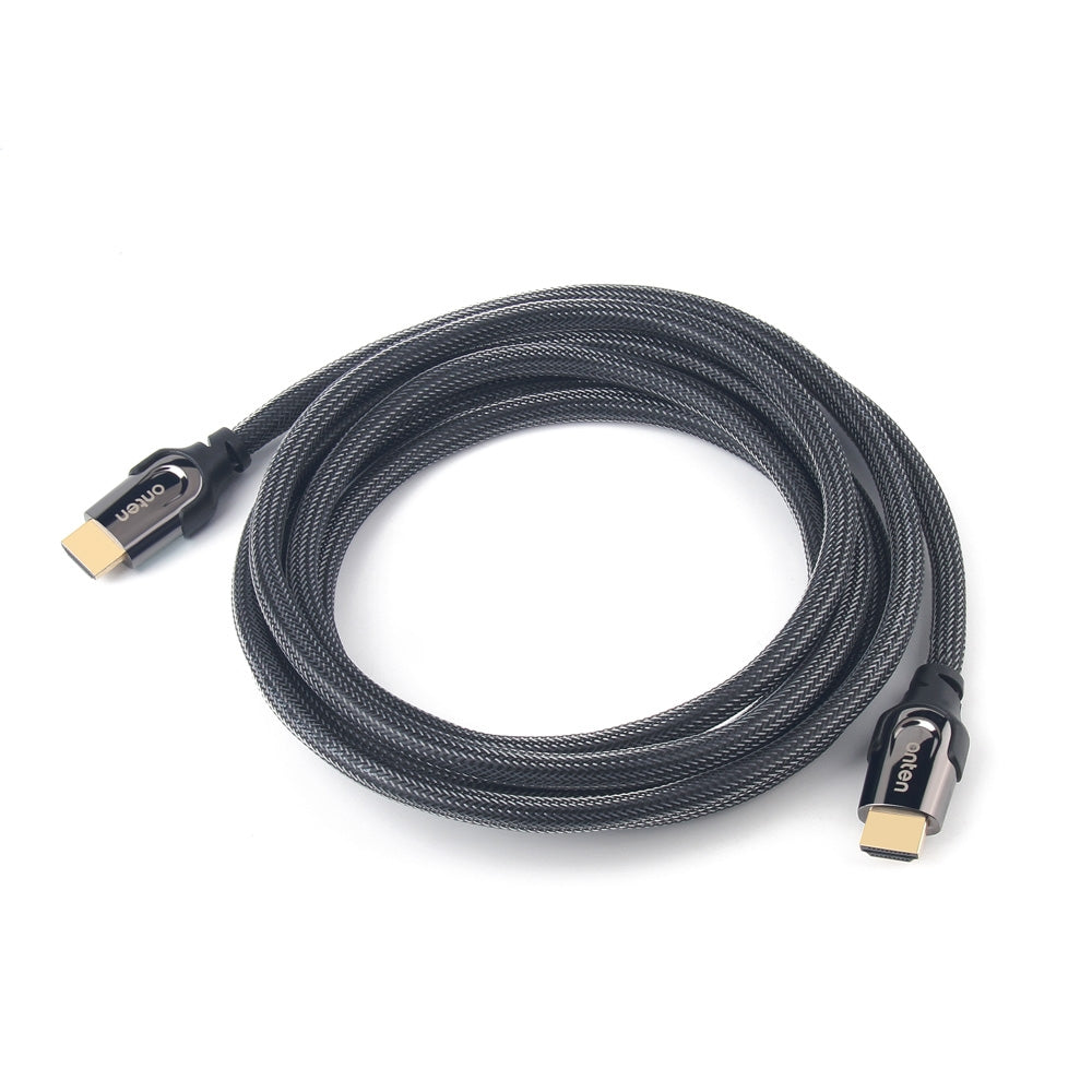 ONTEN HD180 3m 8K Audio Cord HDMI 2.1 Male to Male Nylon Braided Cable for HD TV / Projector / PS5