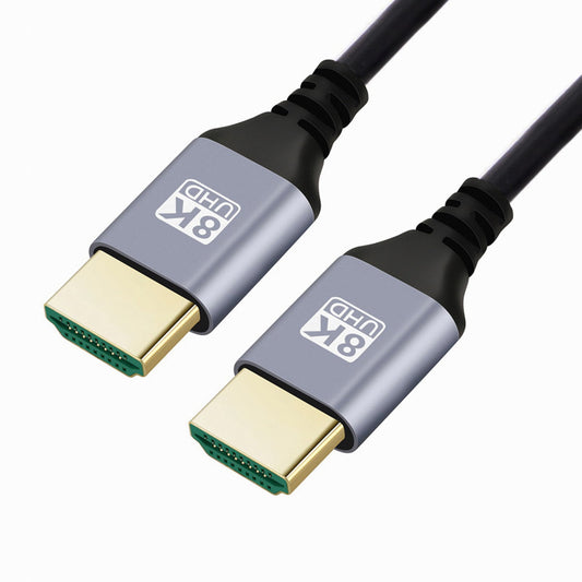 HD-028-0.5M 0.5m 8K HDMI 2.1Male to Male Cable Ultra-Thin HDMI Cord for Xbox One Monitor, Computer PC (OD=4.0MM)