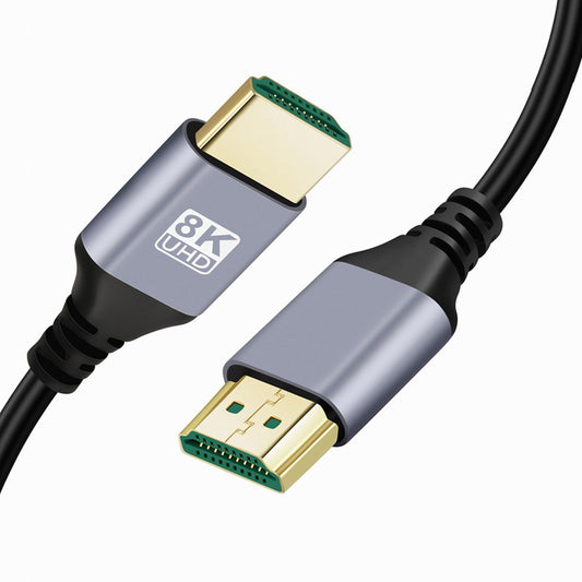 HD-028-2.0M 2m HDMI 2.1 Ultra-Thin Cable 8K 4K HDTV Slim Cord High-Speed HDMI Male to Male Line (OD=4.0MM)
