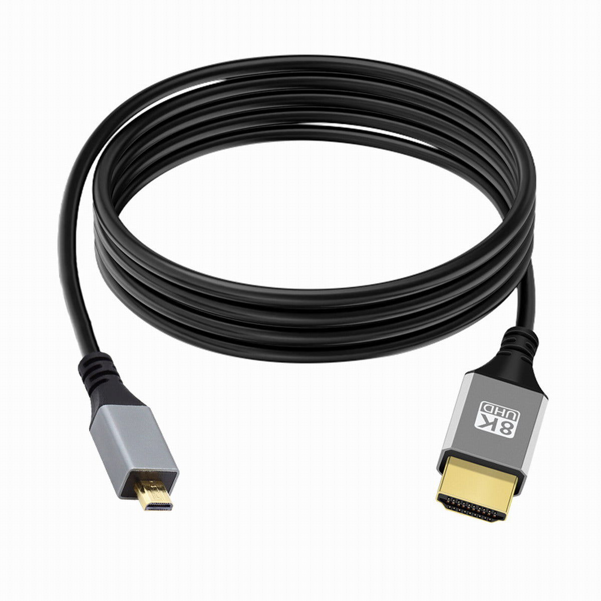 HD-032-0.5M 8K High Speed HDMI 2.1 Cable Thin Mini HDMI to HDMI Video Cord
