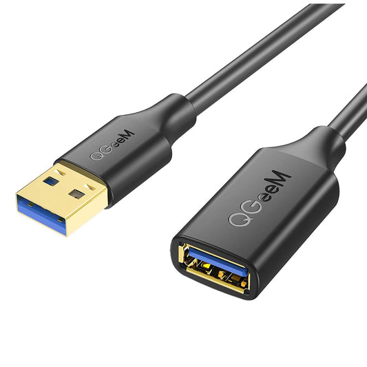 Uniqkart QG-CVQ21 1.8m Super Long USB 3.0 Cable Male to Female Extension Cord for Nintendo Switch/USB Flash Drive/Card Reader/Hard Drive/Keyboard