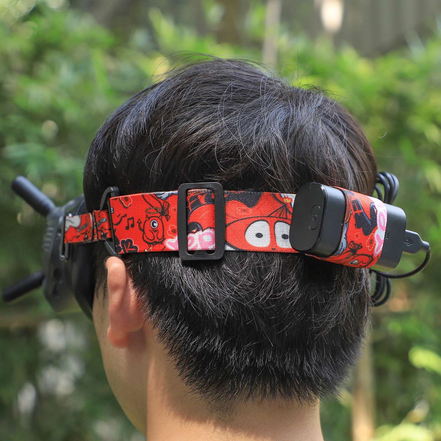 SUNNYLIFE TD487 For DJI Avata FPV Goggles Glasses V2 Adjustable Head Strap Color Elastic Fixing Band Headband - Camouflage