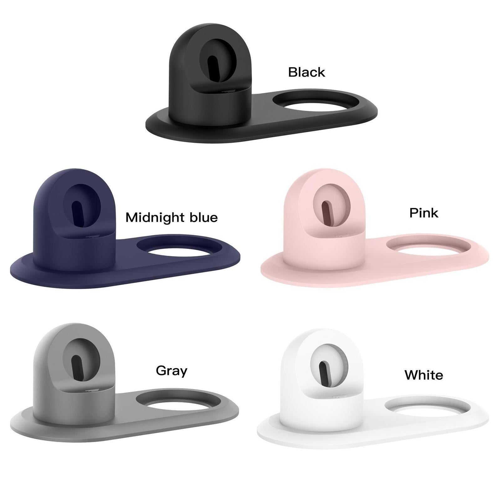 2 in 1 Wireless Charger Stand Dock for MagSafe (Chargers Not Included) Pink