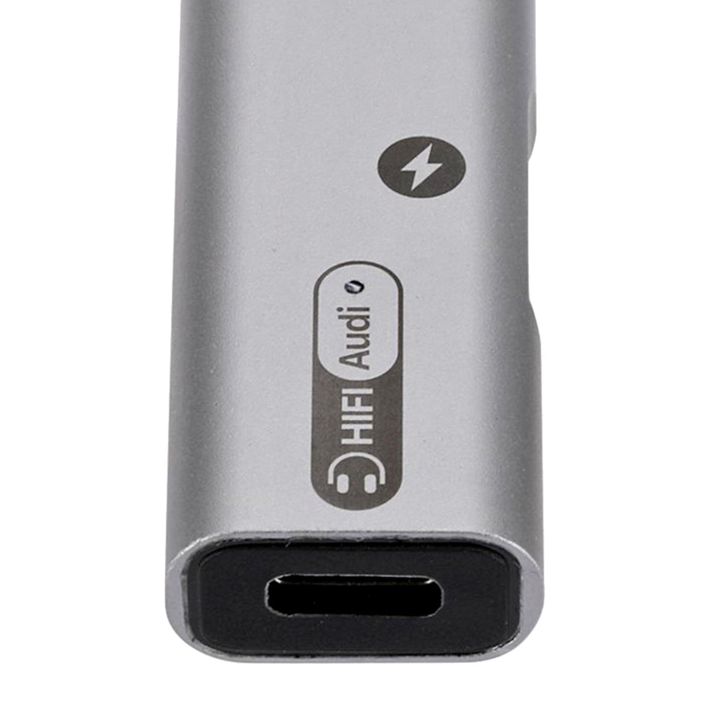 2 in 1 USB Type C to AUX Charger Adapter PD 60W Fast Charging MH338A Blue