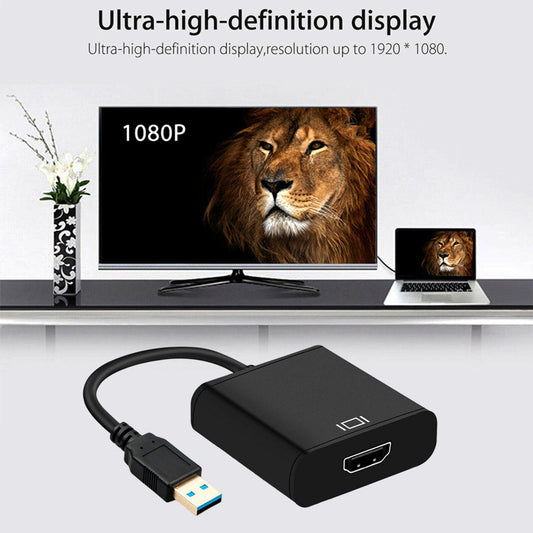 1080P 60Hz USB 3.0 to HDMI Audio Video Adapter Video Output for Laptop Imported chips
