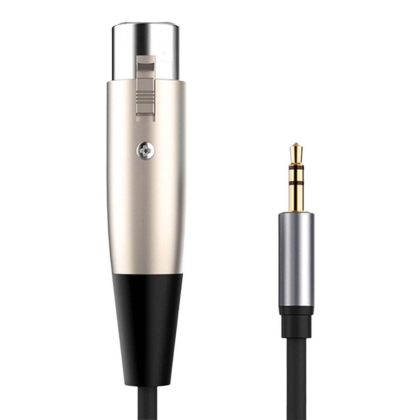 1.5M XLR to 3.5mm Cable Adapter Audio Cord for Notebook Mobile Phone Laptop