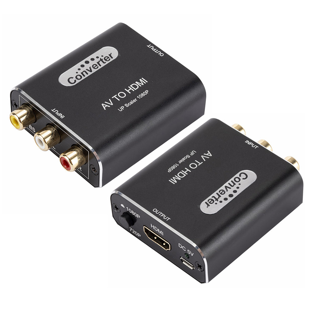 KMC0023 AV to HDMI Converter 1080P HD Composite Audio Video CVBS Converter Adapter