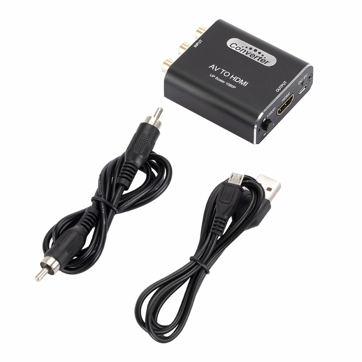 KMC0023 AV to HDMI Converter 1080P HD Composite Audio Video CVBS Converter Adapter