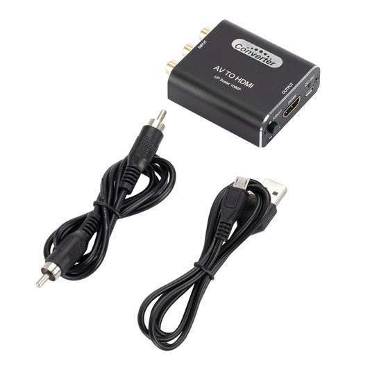 KMC0023 AV to HDMI Converter 1080P HD Composite Audio Video CVBS Converter Adapter
