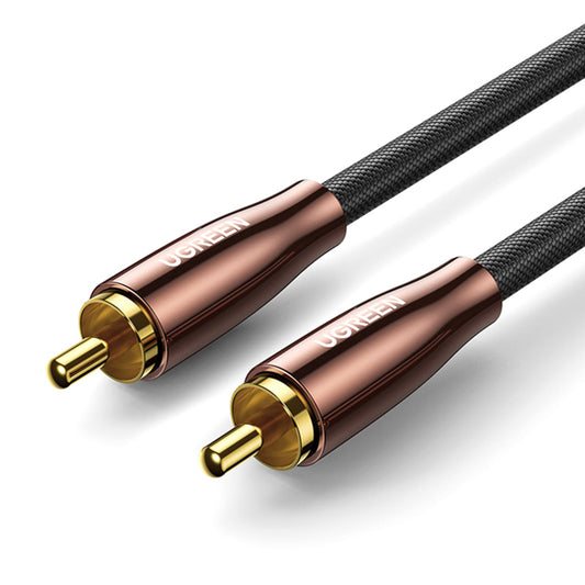 Uniqkart 1m Digital Coaxial Audio Cable RCA Male to RCA Male Subwoofer Speaker Cable for DVD/TV/Amplifier