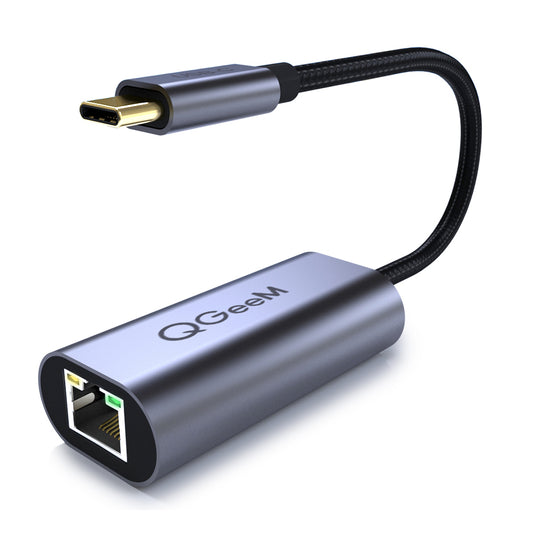 Uniqkart UA05 USB-C to RJ45 Ethernet 1000Mbps LAN Network Adapter Cable for MacBook