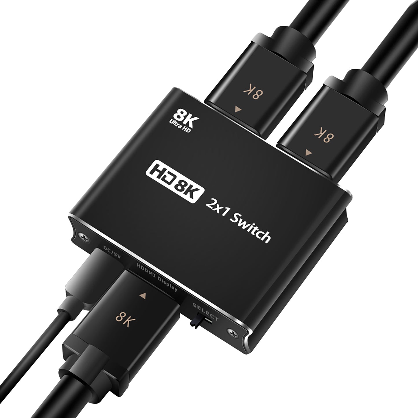 NK-W80 HDMI Switch Video Capture Card High Definition 8K 1080P HDMI Ports DC 5V Output Adapter for Streaming Gaming Teaching