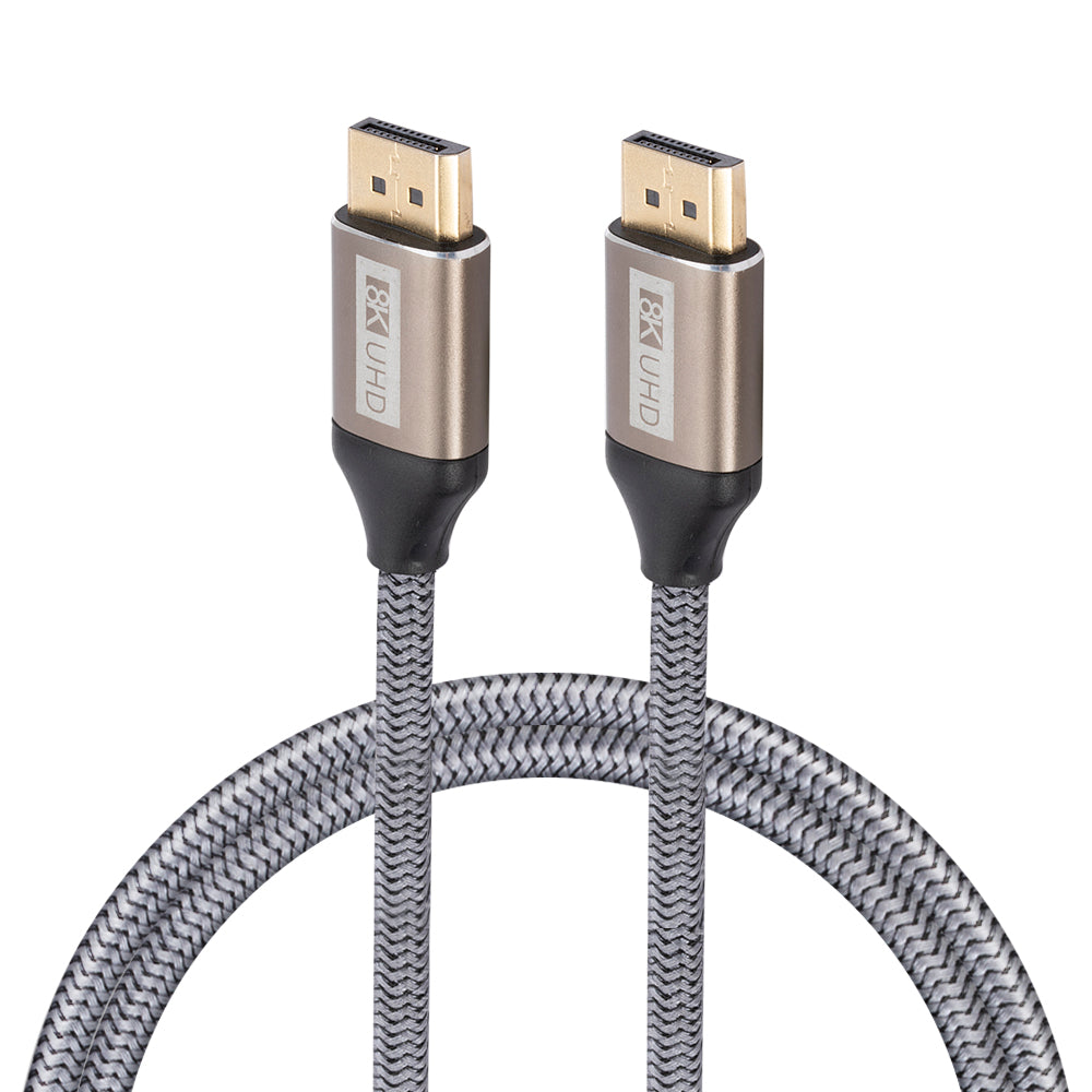 DP032 2m DP1.4 DisplayPort Cable for PC Laptop HDTV Support 8K@60/30Hz, 4K@144/60Hz, 2K@165/144Hz