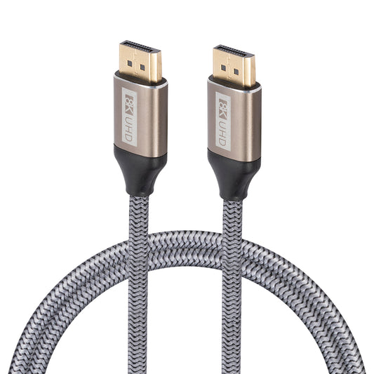 DP032 2m DP1.4 DisplayPort Cable for PC Laptop HDTV Support 8K@60/30Hz, 4K@144/60Hz, 2K@165/144Hz