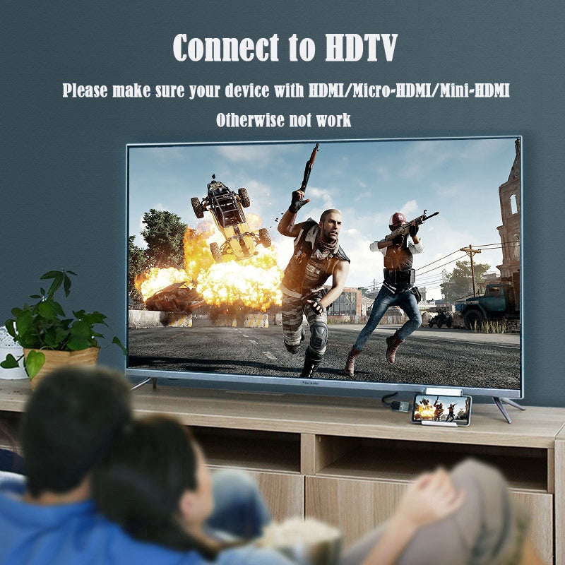 HD-013 3Pcs/Set HDMI Adapter Micro/Mini HDMI to HDMI-Compatible 1.4 Female 2-in-1 Combo Adapter Converter Support 4K 60hz
