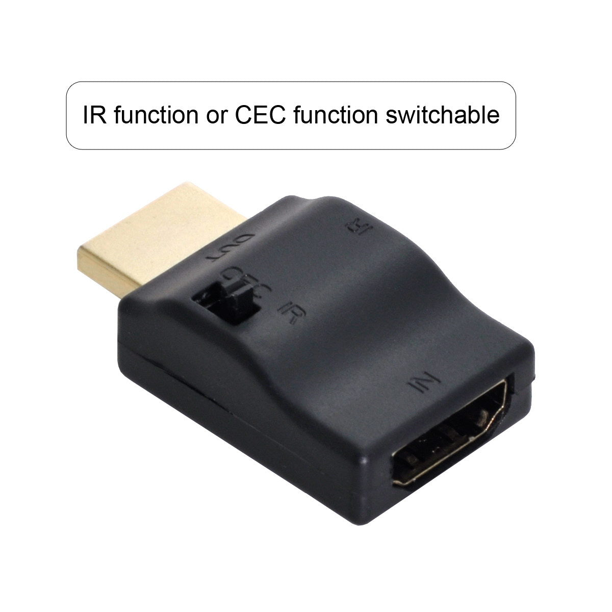 HD-007 Remote Controlled HDMI-compatible 2.0 IR Adapter with CEC ARC Function and HDCP Compliant Support to Close CEC