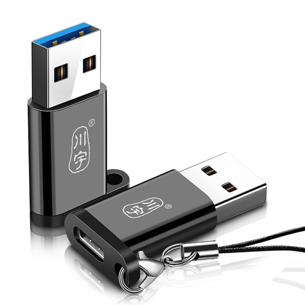 Uniqkart L211 Driver Free Type C Male to USB 3.0 Type A Female Converter Portable Adapter with Lanyard