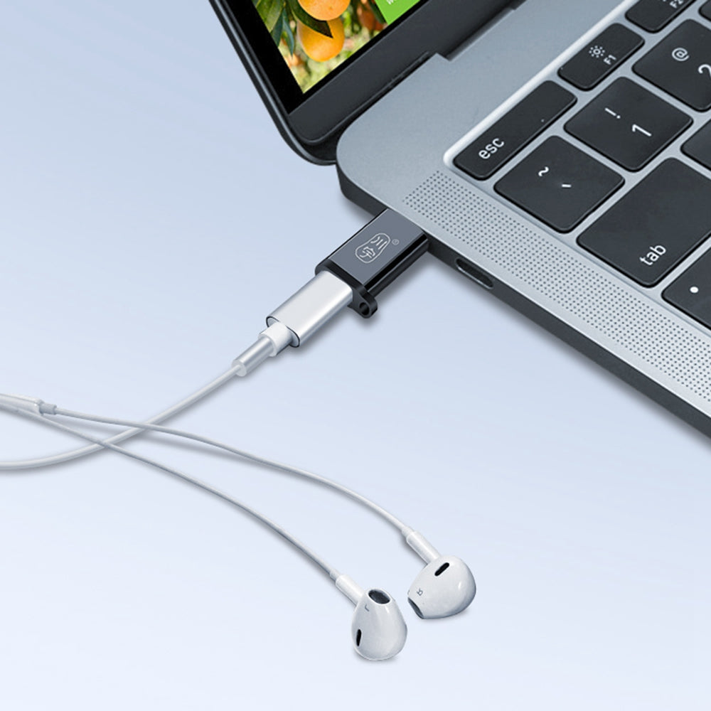 Uniqkart L211 Driver Free Type C Male to USB 3.0 Type A Female Converter Portable Adapter with Lanyard