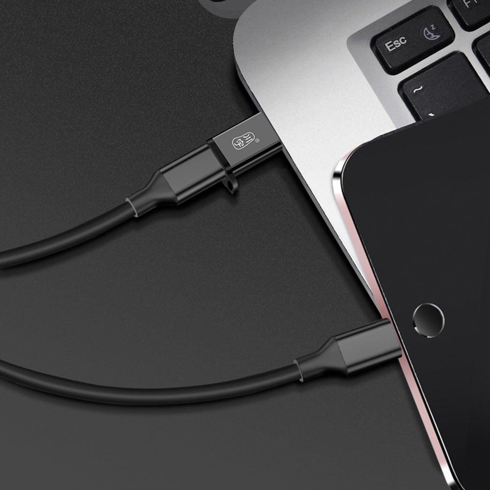 Uniqkart L211 Driver Free Type C Male to USB 3.0 Type A Female Converter Portable Adapter with Lanyard