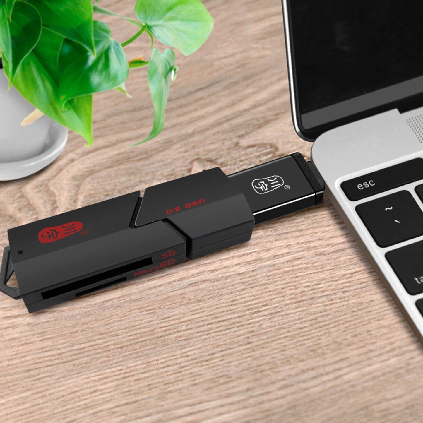 Uniqkart L207 USB-C to USB-A Adapter Male Type C to Female USB 3.0 Type A Converter for MacBook iPad
