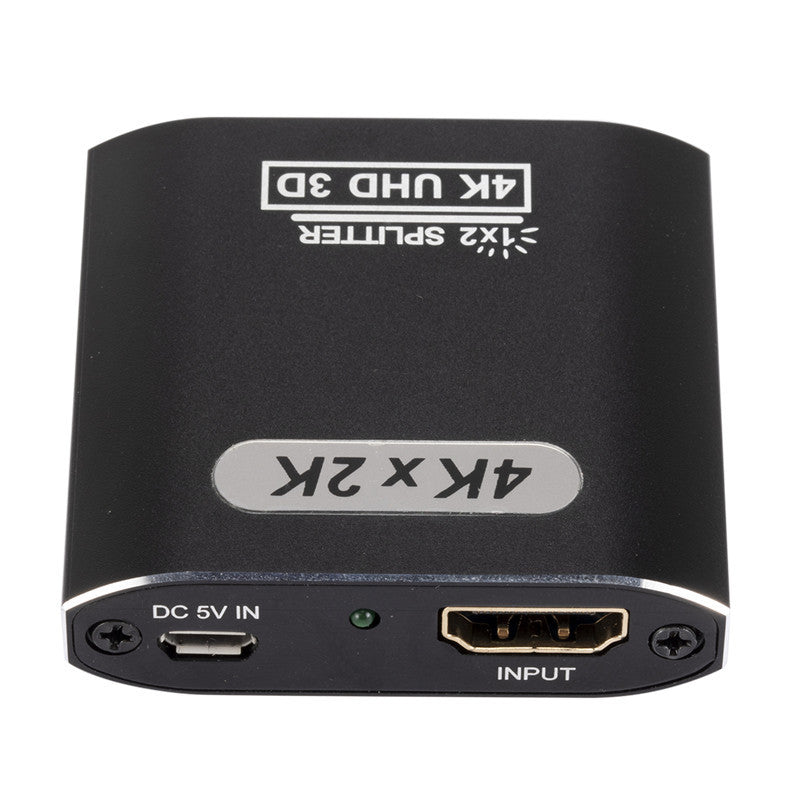 UHD Digital HDMI Splitter 1 In 2 Out 4K 30Hz Video Output Display Mirror for Dual Monitors