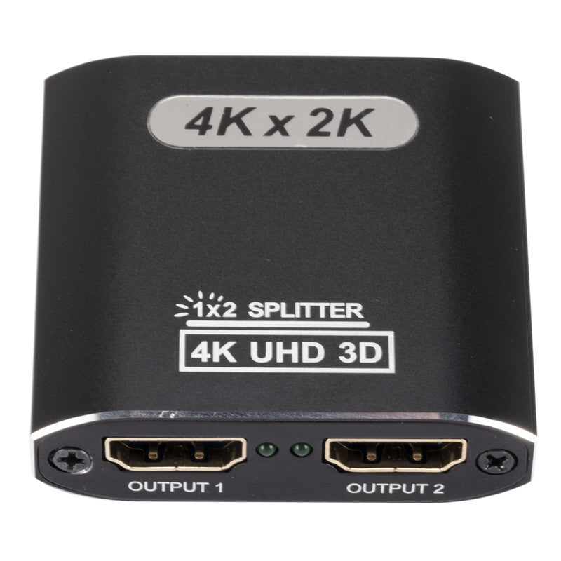 UHD Digital HDMI Splitter 1 In 2 Out 4K 30Hz Video Output Display Mirror for Dual Monitors