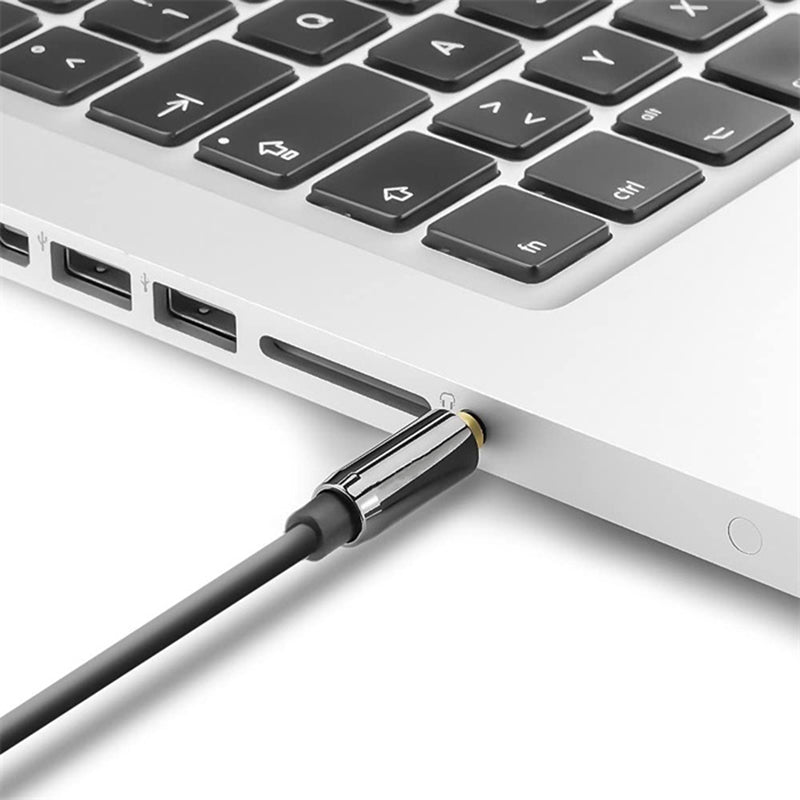 5m Gold-Plated AUX Male to Male Cord L-Shaped Angled 3.5mm Car Stereo Audio Cable for Laptop Computer