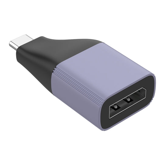 Uniqkart UC103 8K Type-C Male to DP Female HD Video Converter Aluminum Alloy + ABS Adapter