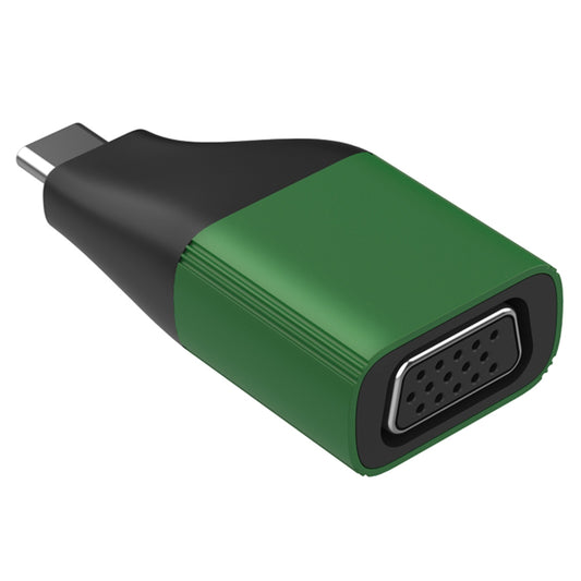 Uniqkart UC105 2K Type-C to VGA HD Video Converter Aluminum Alloy + ABS Laptop Adapter