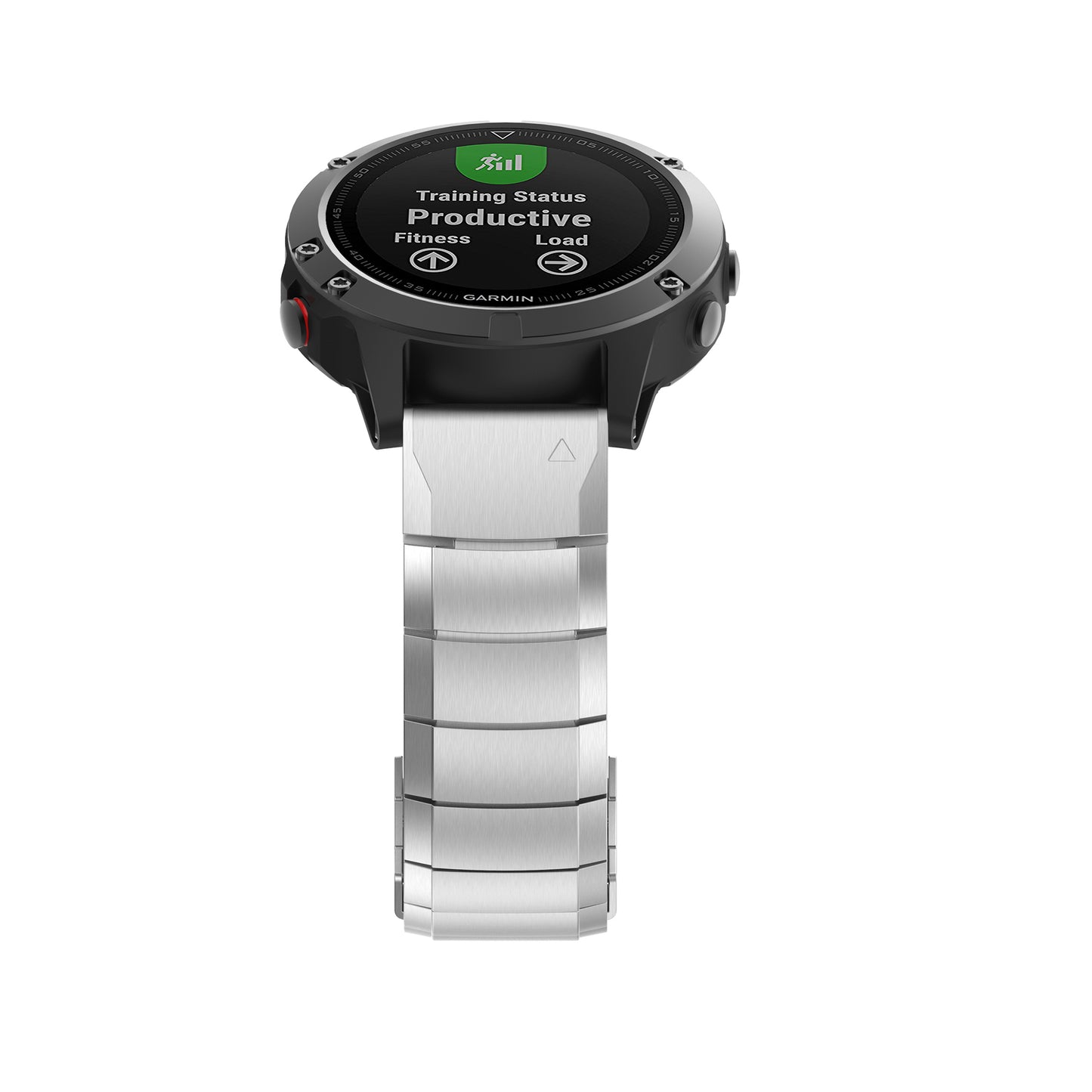 Stainless Steel Watch Band Wrist Strap for Garmin Fenix 6 - Silver