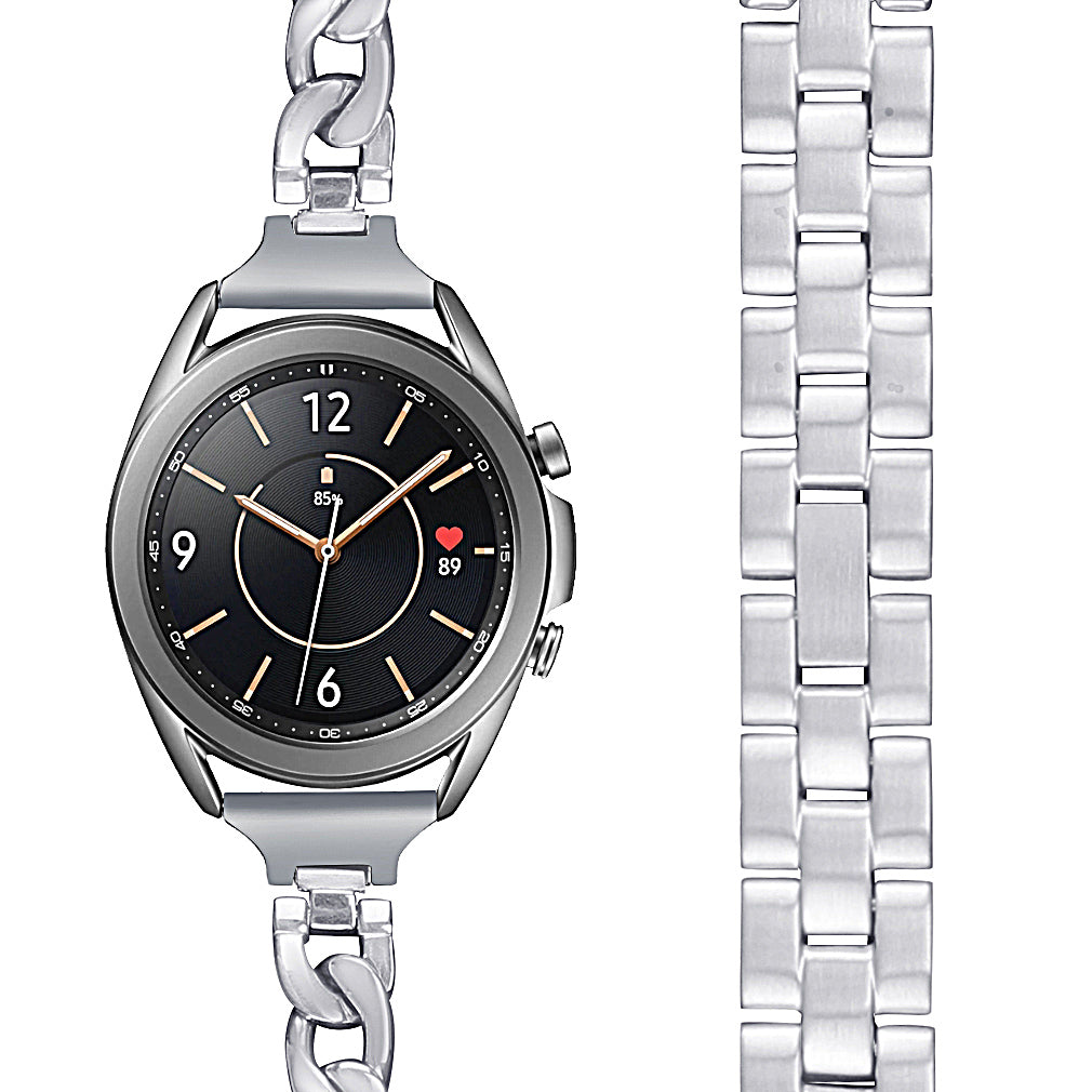 Quality Stainless Steel Watch Replacement Band for Samsung Galaxy Watch 3 - Silver