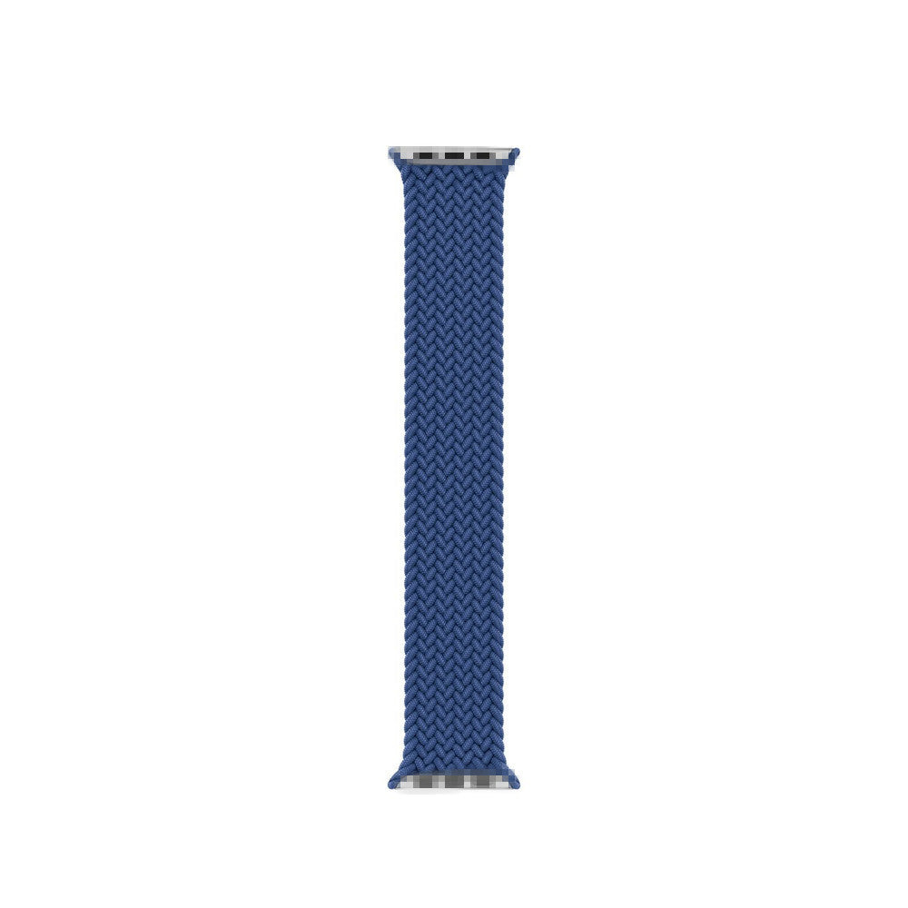 Elastic Nylon Watch Band Replacement Watch Strap 24mm for Apple Watch Ultra 49mm / Series 8 / 7 45mm 6 / 5 / 4 / SE / SE (2022) 44mm, Series 3 / 2 / 1 42mm [Size: M] - Sky Blue