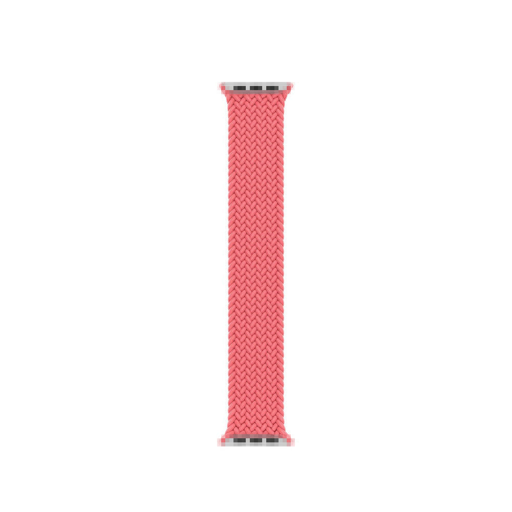 Elastic Nylon Watch Band Replacement Watch Strap 24mm for Apple Watch Series 7 / 8 41mm / Series 4 / 5 / SE / SE(2022) / 6 40mm / Watch Series 1 / 2 / 3 38mm [Size: L] - Pink
