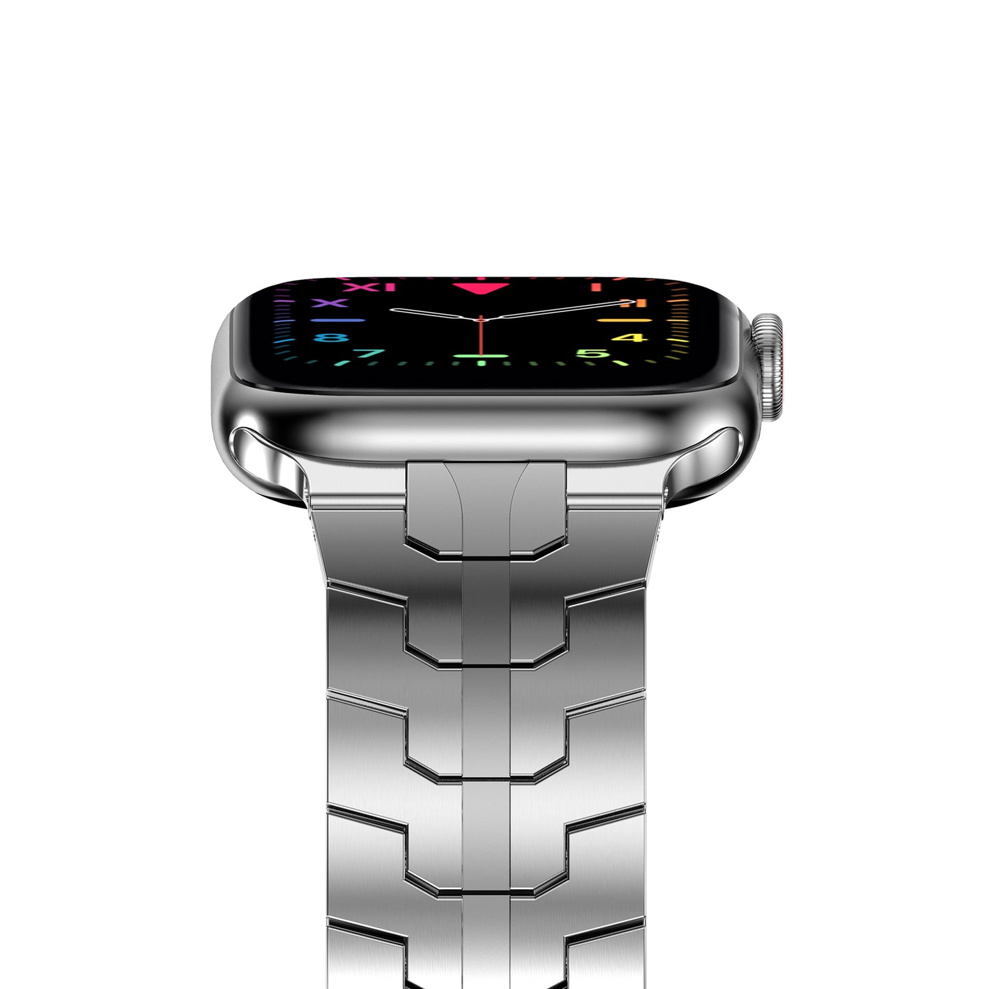 Smart Watch Stainless Steel Strap Metal Watchband for Apple Watch Ultra 49mm / Series 8 45mm / 7 45mm / Watch Series 6 / SE 44mm / SE (2022) 44mm / 5 / 4 44mm / Watch Series 3 / 2 / 1 42mm - Silver