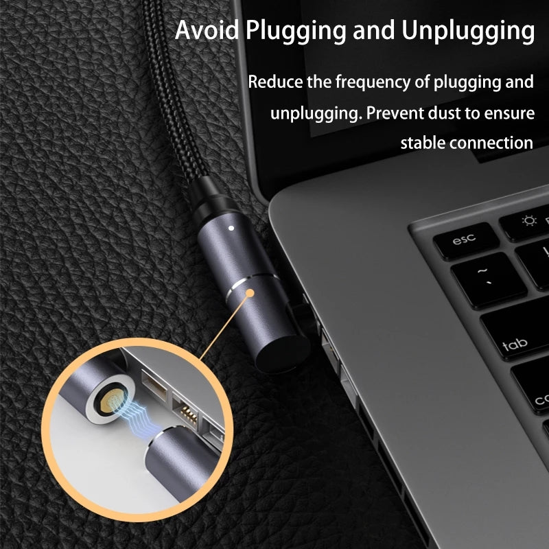 1.8m For Dell Inspiron 11 13 14 15 100W Magnetic Fast Charge Cable Connector USB C to 4.5x3.0mm DC Power Jack Adapter Cable