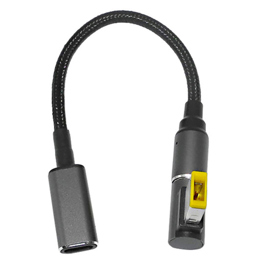 Uniqkart for Lenovo G405s G500 G500s G505 G505s G510 G700 100W Laptop Charging Cable USB C to Square Plug Magnetic Converter Cord