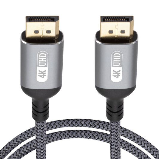 Uniqkart 3m HD 4K DP Adapter Cable Braided Computer Host Connector DisplayPort Cord