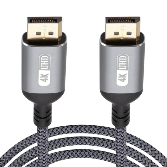 Uniqkart 4m Extra Long 4K DisplayPort Cable HD Resolution Computer DP to DP Cord Woven Wire