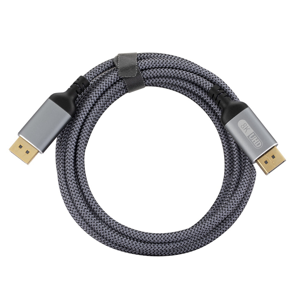 1m KFD 8K DisplayPort Cable DP to DP Adapter Cable Gold-Plated DisplayPort Cord for Gaming Monitor Graphics Card