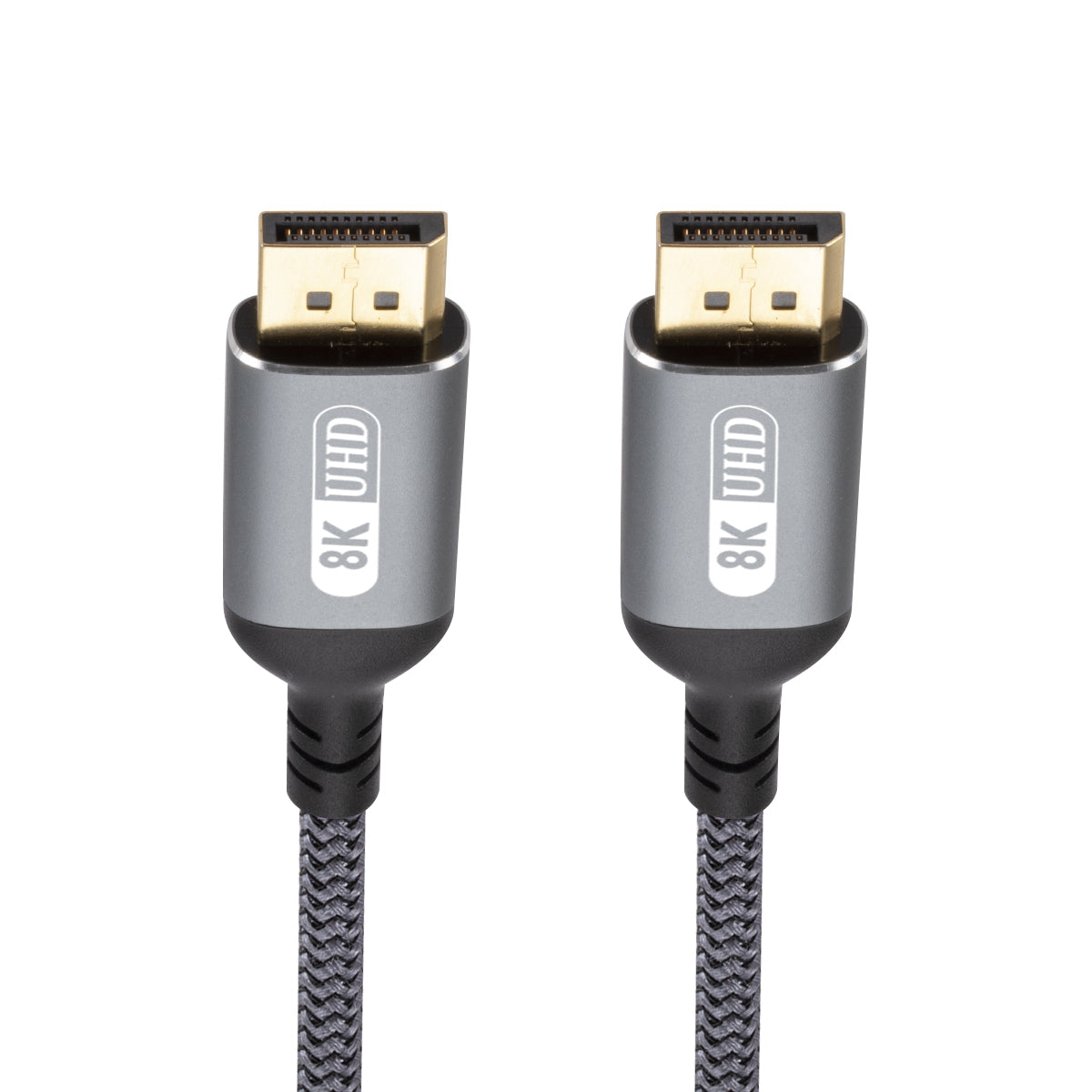 Uniqkart UHD DisplayPort Cable, 4m 8K DP to DP Cable Adapter Nylon Braided DisplayPort Cord Gold-Plated Connector DP Cable for Gaming Monitor Graphics Card